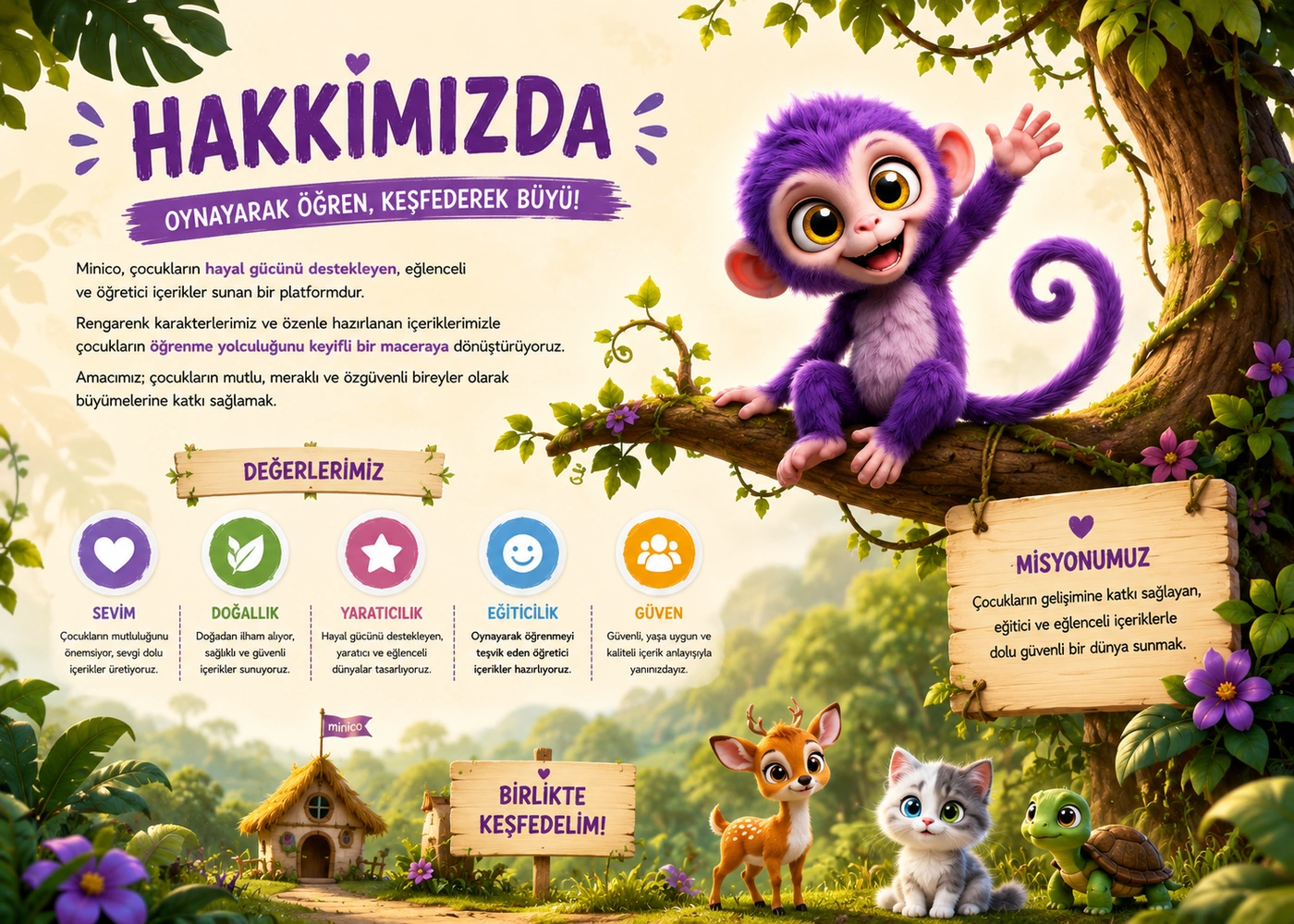 MiNiCO Hakkımızda — Minik adımlar, büyük hayaller